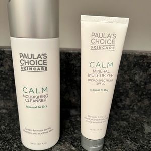 NEW Paula’s Choice Calm Line cleanser and SPF Moisturizer.